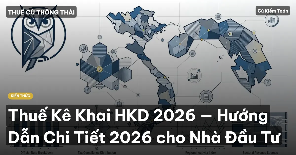 Thuế Kê Khai HKD 2026 — Hướng Dẫn Chi Tiết 2026 cho Nhà Đầu Tư
