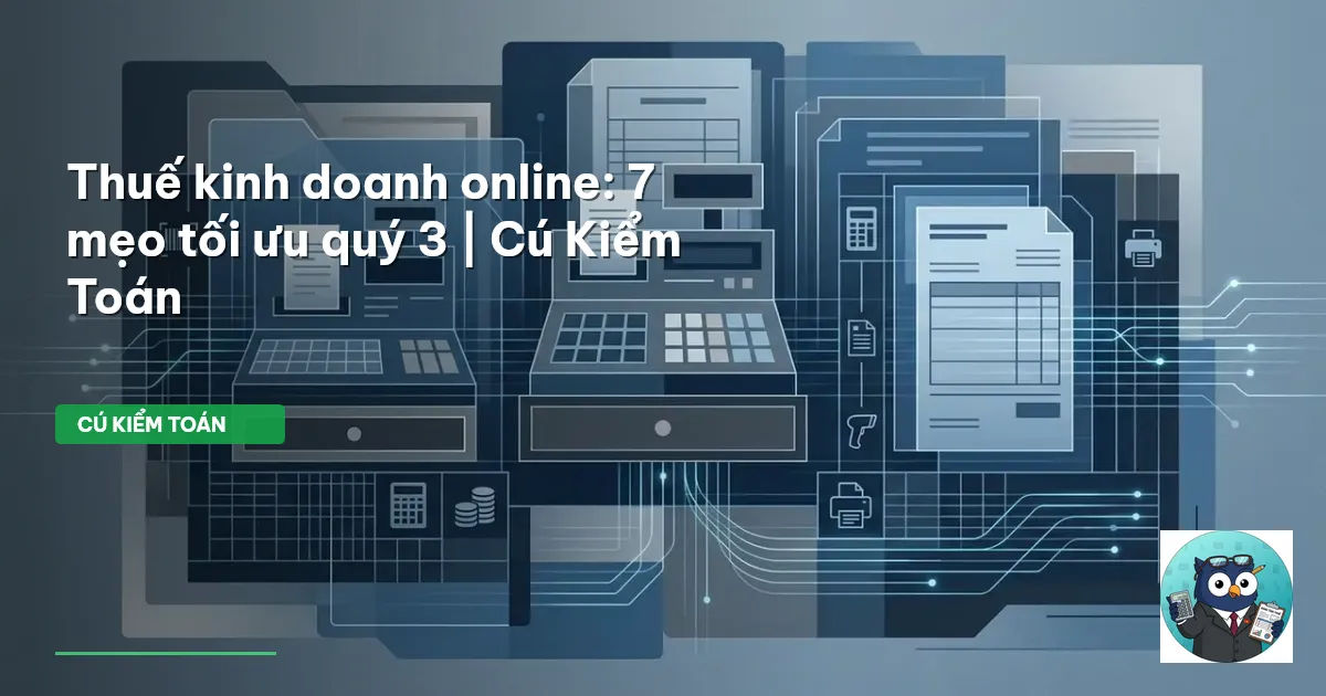 thuế kinh doanh online