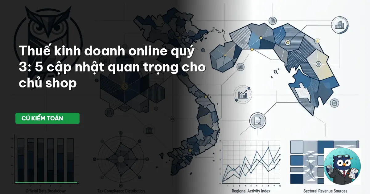 Thuế kinh doanh online quý 3: 5 cập nhật quan trọng cho chủ shop