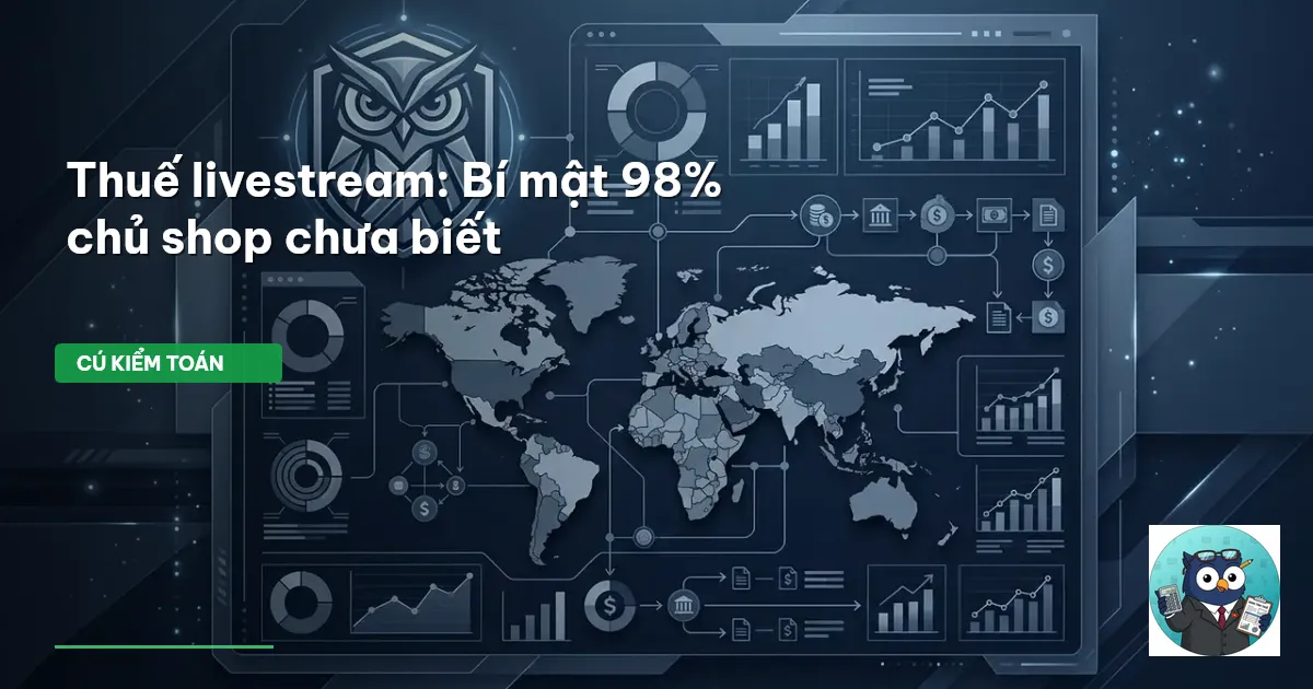 Thuế livestream: Bí mật 98% chủ shop chưa biết