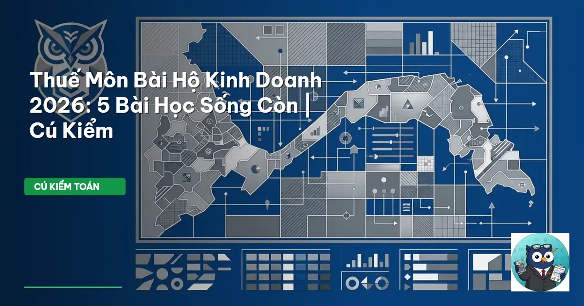 Thuế Môn Bài Hộ Kinh Doanh 2026: 5 Bài Học Sống Còn | Cú Kiểm