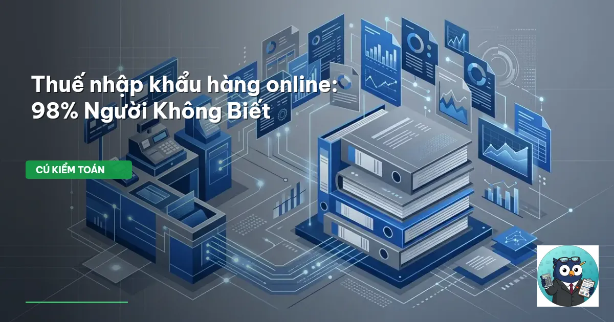 thuế nhập khẩu hàng online