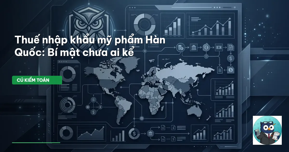 Thuế nhập khẩu mỹ phẩm Hàn Quốc: Bí mật chưa ai kể
