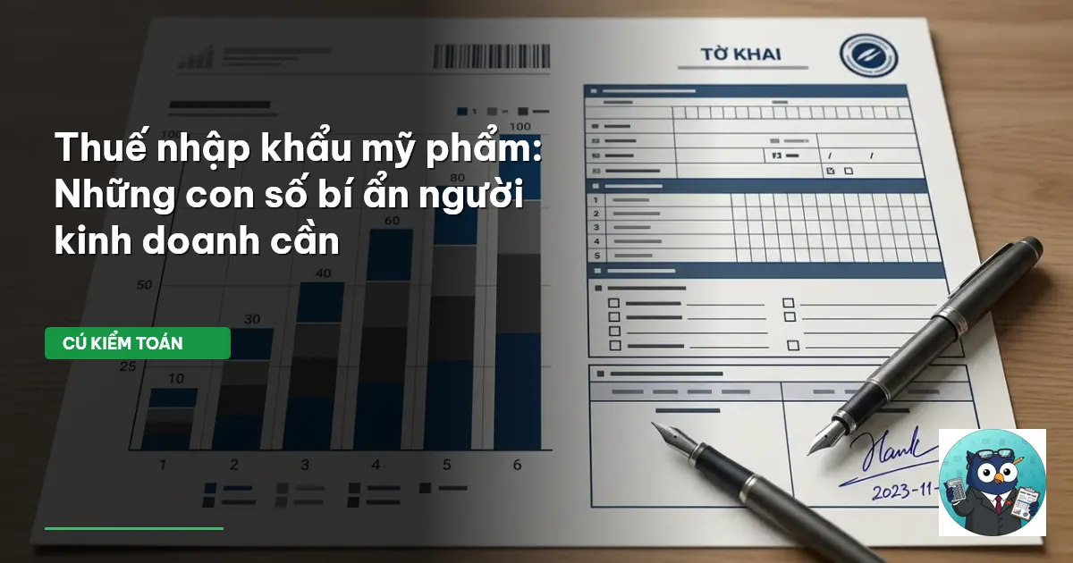thuế nhập khẩu mỹ phẩm