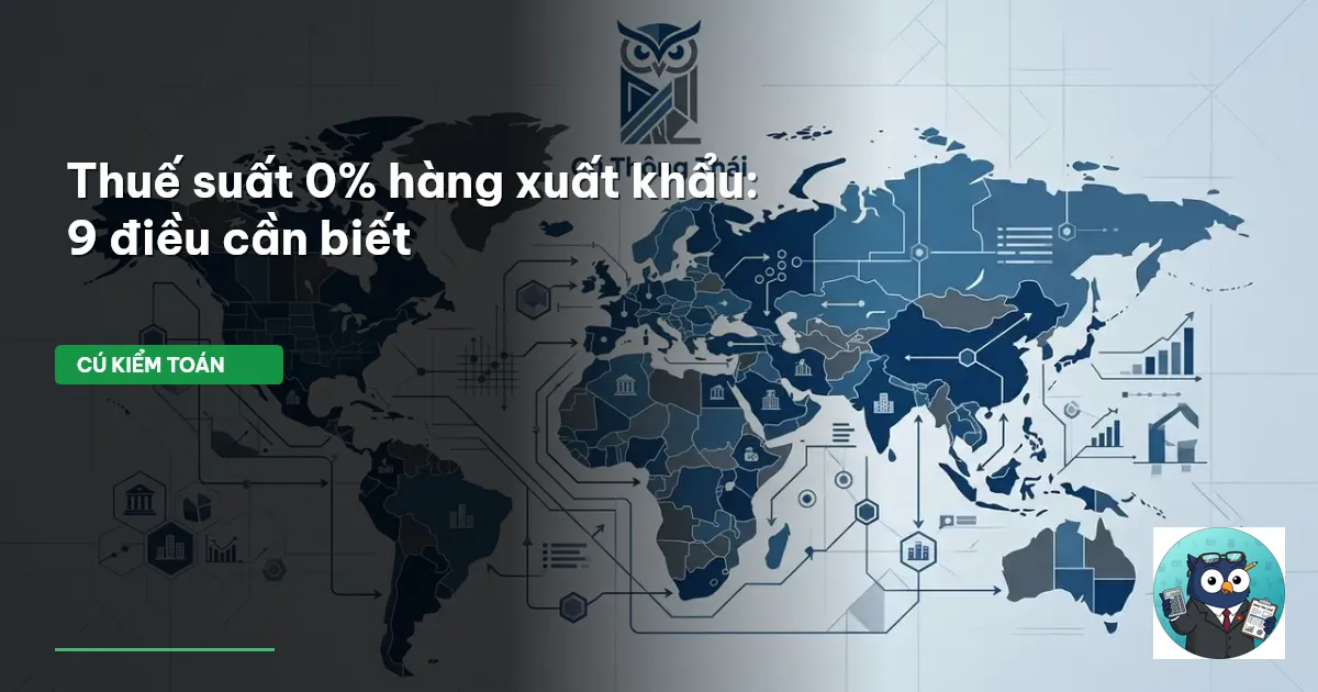 Thuế suất 0% hàng xuất khẩu: 9 điều cần biết