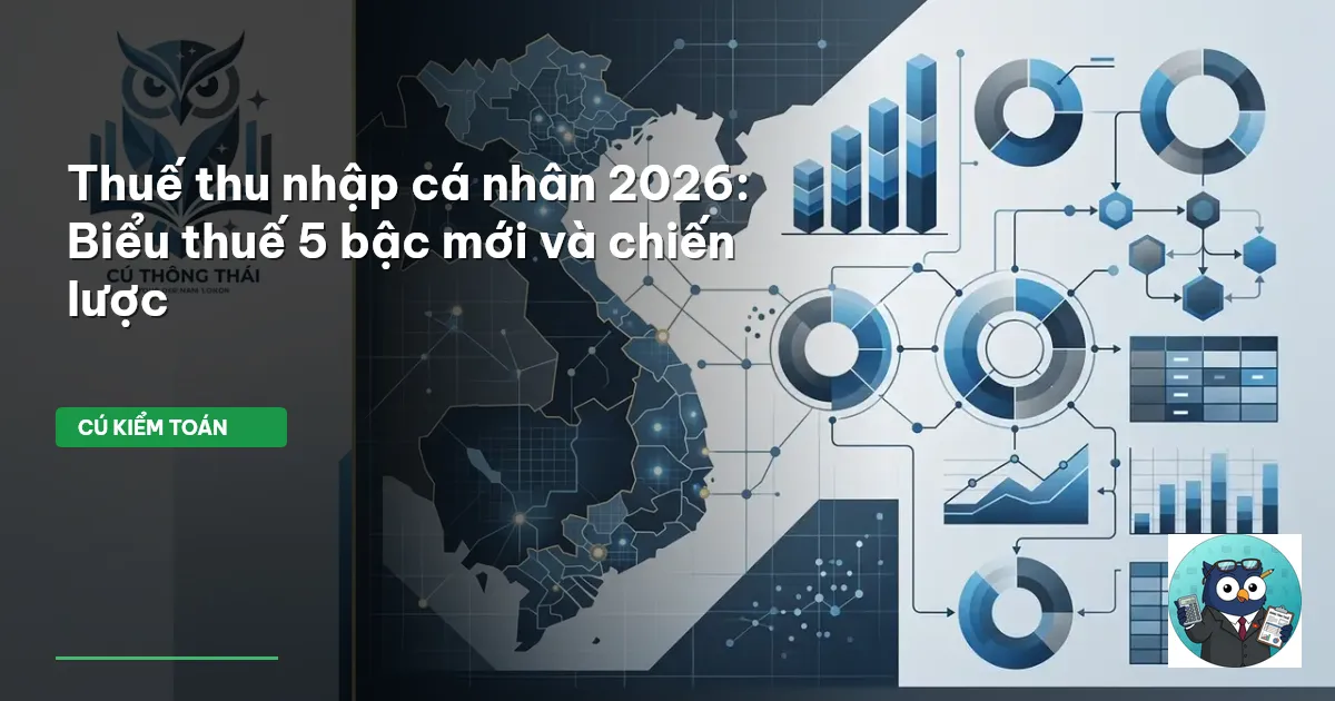 Thuế thu nhập cá nhân 2026: Biểu thuế 5 bậc mới và chiến lược