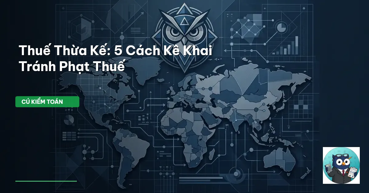 Thuế Thừa Kế: 5 Cách Kê Khai Tránh Phạt Thuế