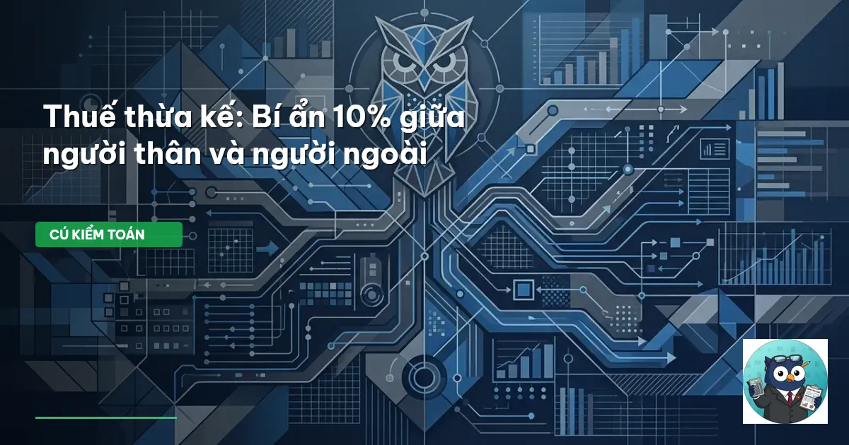 Thuế thừa kế: Bí ẩn 10% giữa người thân và người ngoài