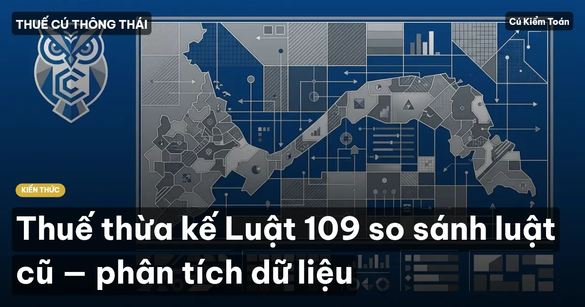Thuế thừa kế Luật 109 so sánh luật cũ — phân tích dữ liệu