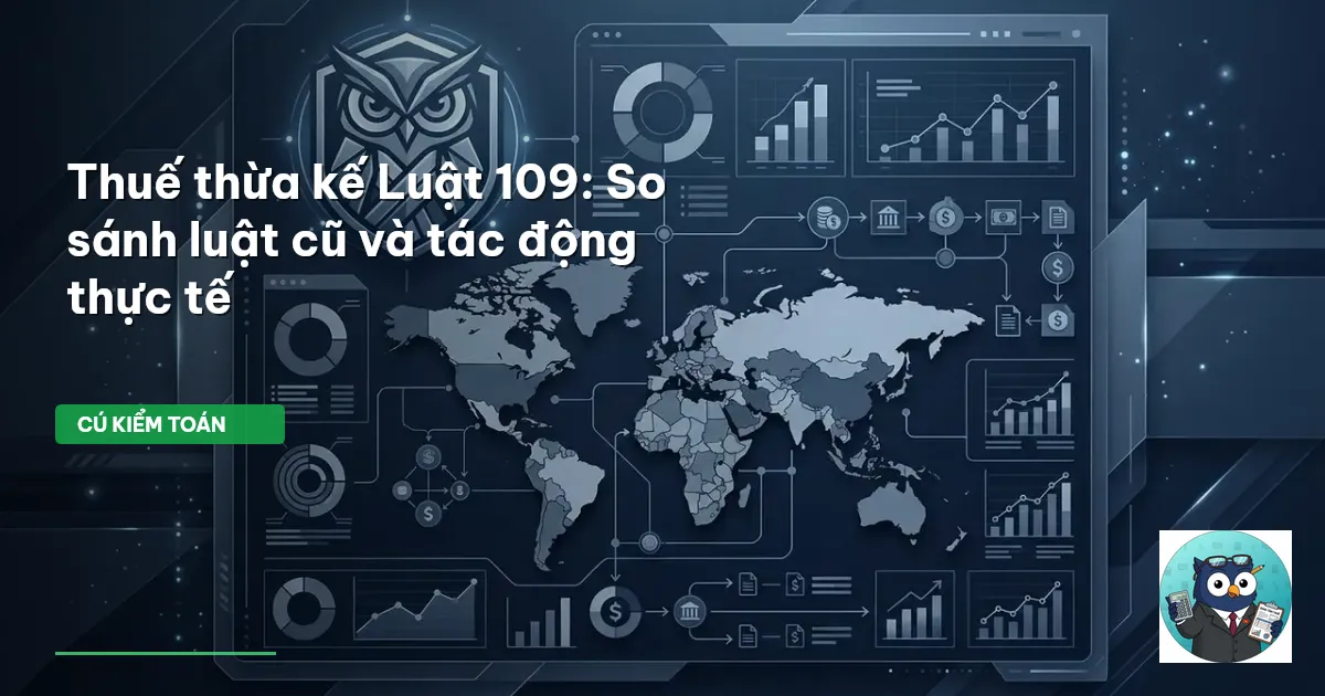 Thuế thừa kế Luật 109: So sánh luật cũ và tác động thực tế