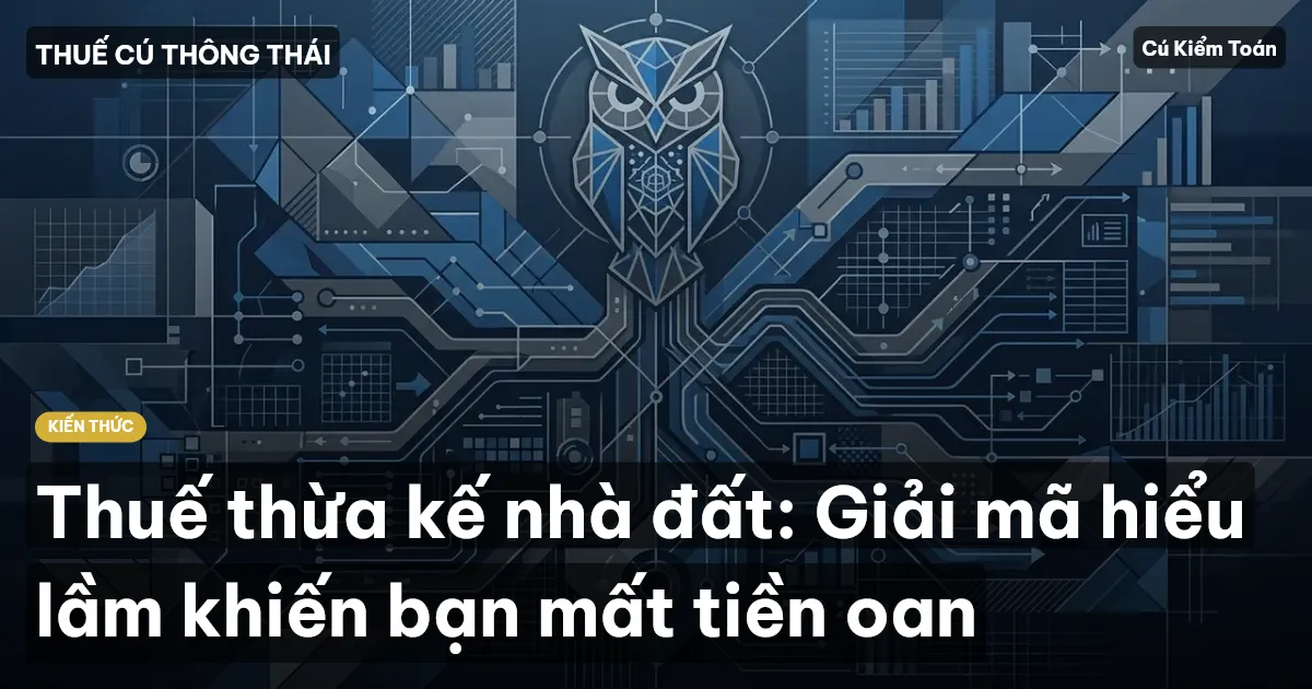 Thuế thừa kế nhà đất: Giải mã hiểu lầm khiến bạn mất tiền oan