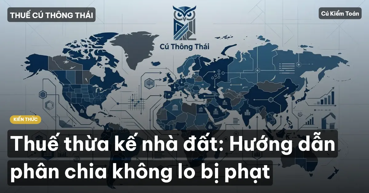 Thuế thừa kế nhà đất: Hướng dẫn phân chia không lo bị phạt