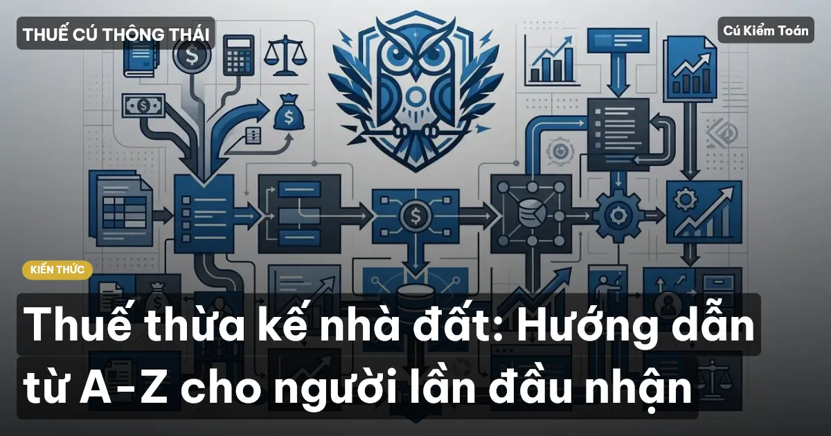 Thuế thừa kế nhà đất: Hướng dẫn từ A-Z cho người lần đầu nhận