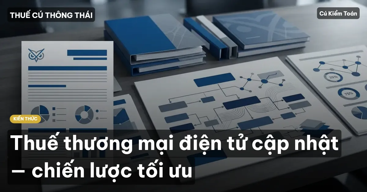 Thuế thương mại điện tử cập nhật — chiến lược tối ưu