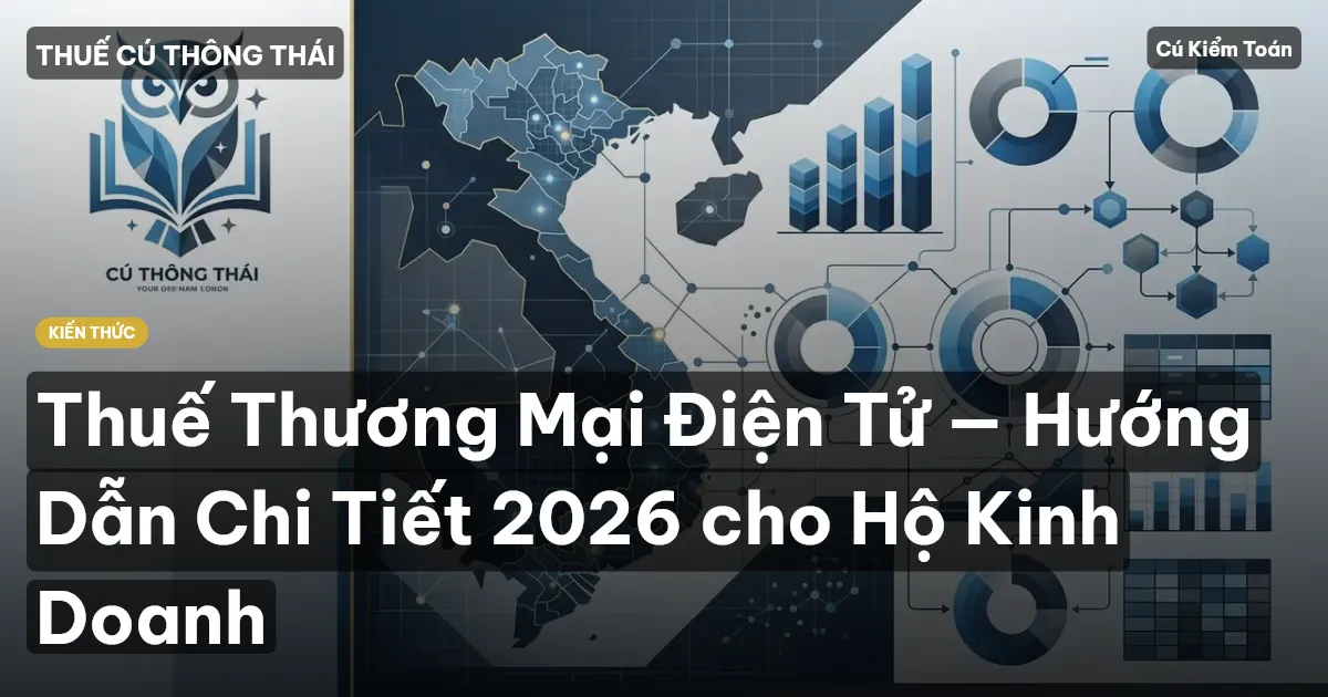 Thuế Thương Mại Điện Tử — Hướng Dẫn Chi Tiết 2026 cho Hộ Kinh Doanh