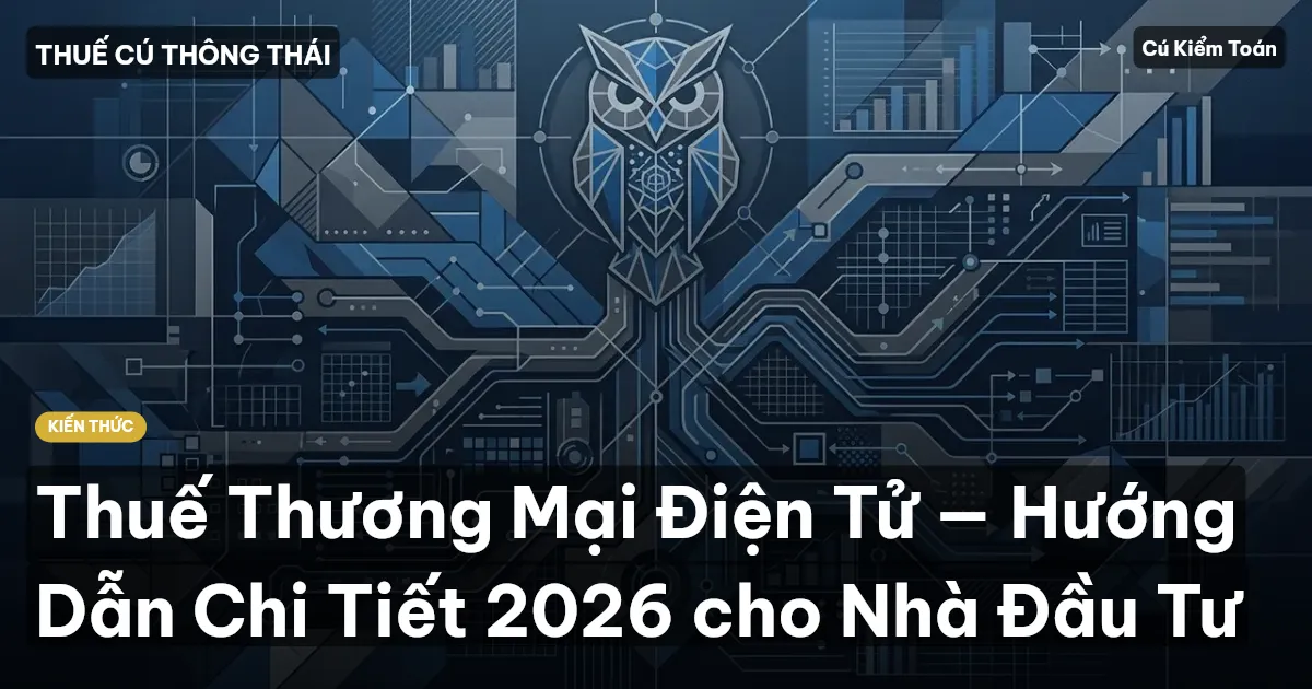 Thuế Thương Mại Điện Tử — Hướng Dẫn Chi Tiết 2026 cho Nhà Đầu Tư