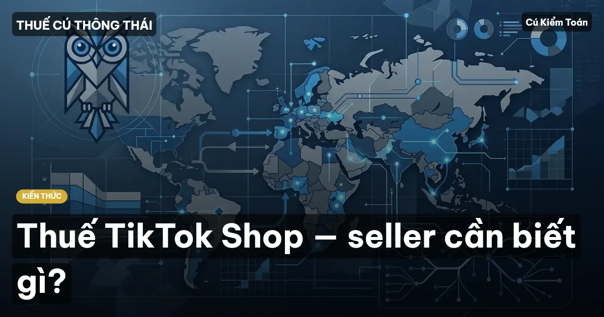 Thuế TikTok Shop — seller cần biết gì?