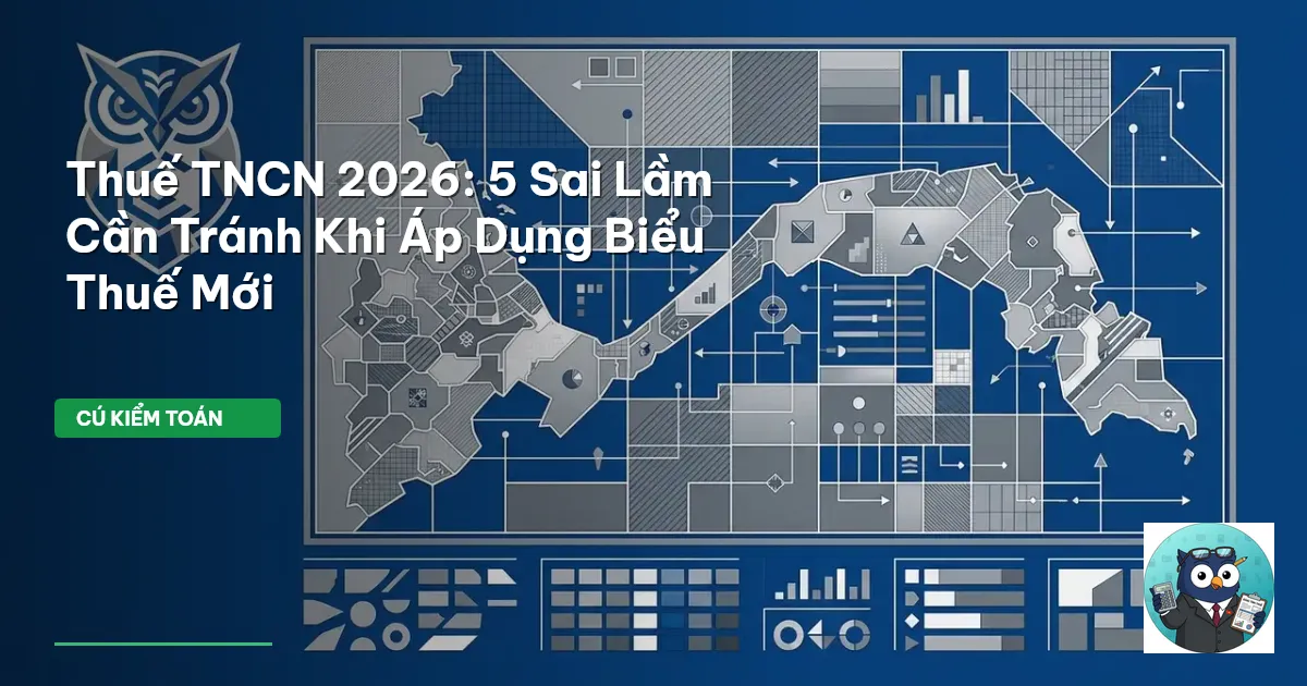 Thuế TNCN 2026: 5 Sai Lầm Cần Tránh Khi Áp Dụng Biểu Thuế Mới