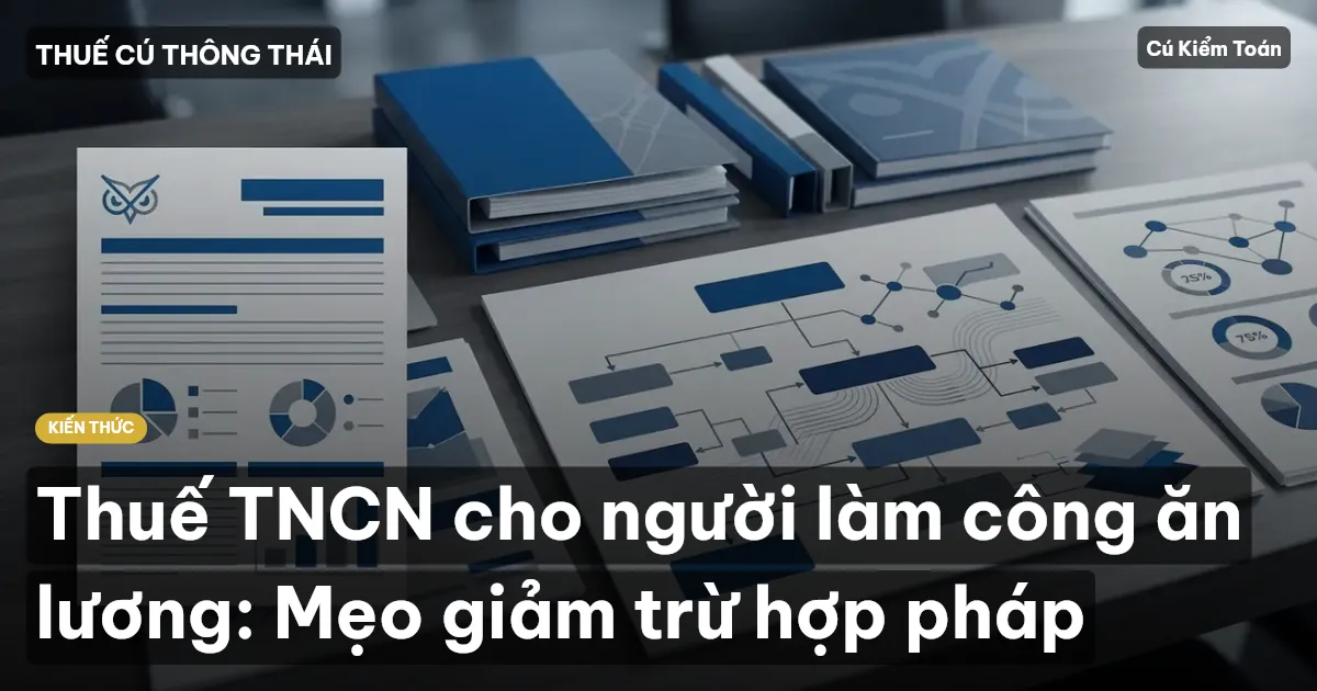 Thuế TNCN cho người làm công ăn lương: Mẹo giảm trừ hợp pháp
