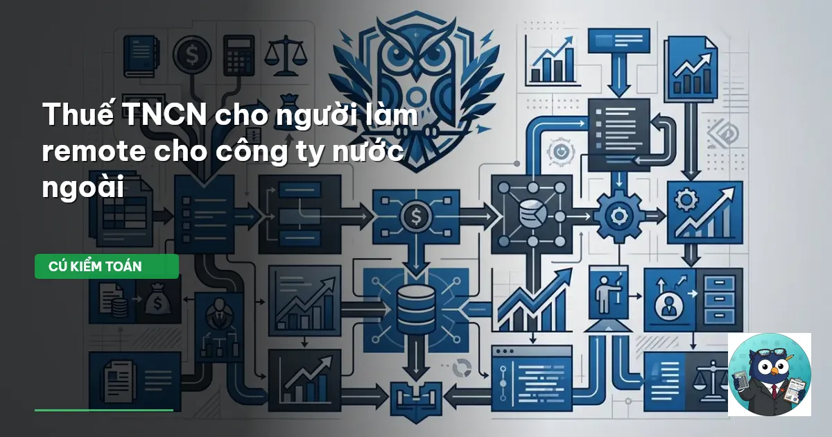 Thuế TNCN cho người làm remote cho công ty nước ngoài