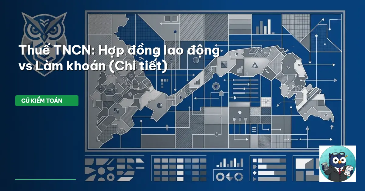 Thuế TNCN: Hợp đồng lao động vs Làm khoán (Chi tiết)