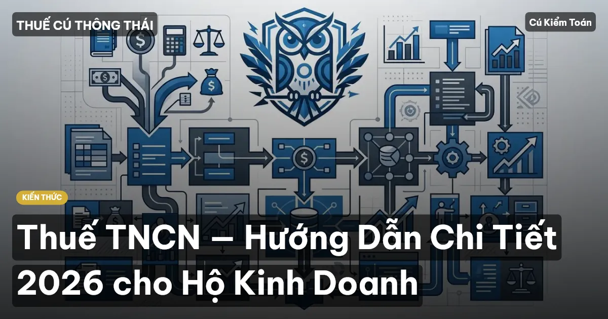 Thuế TNCN — Hướng Dẫn Chi Tiết 2026 cho Hộ Kinh Doanh
