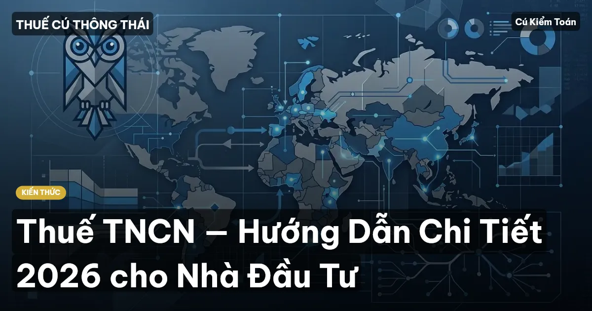 Thuế TNCN — Hướng Dẫn Chi Tiết 2026 cho Nhà Đầu Tư