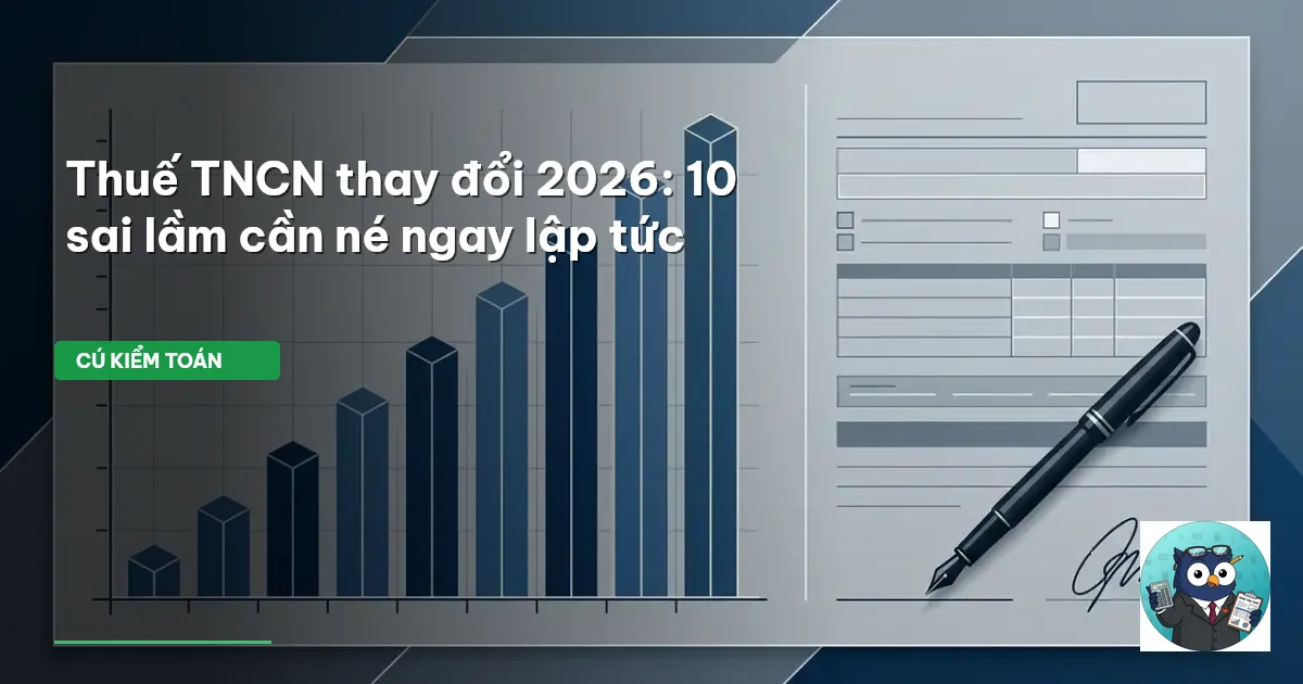 thuế TNCN thay đổi mới nhất 2026
