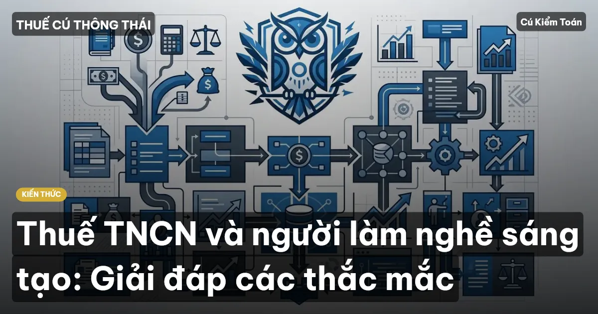 Thuế TNCN và người làm nghề sáng tạo: Giải đáp các thắc mắc