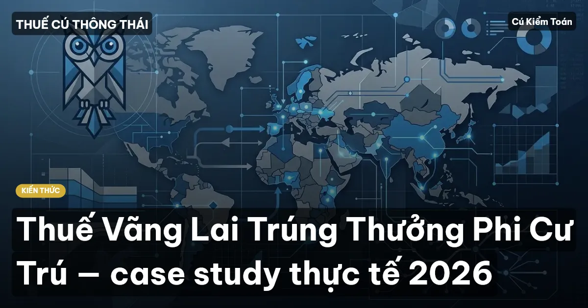 Thuế Vãng Lai Trúng Thưởng Phi Cư Trú — case study thực tế 2026