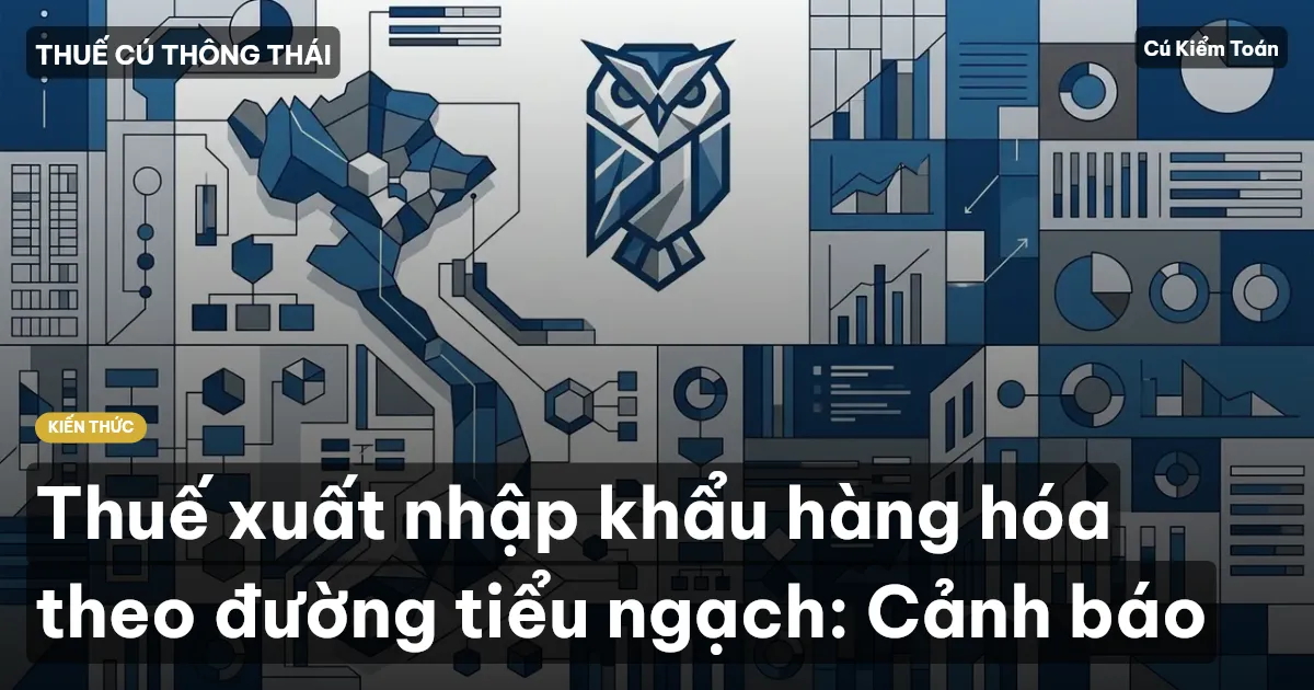 Thuế xuất nhập khẩu hàng hóa theo đường tiểu ngạch: Cảnh báo