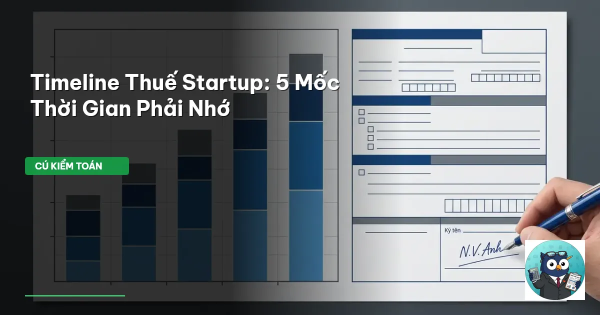 timeline thuế startup