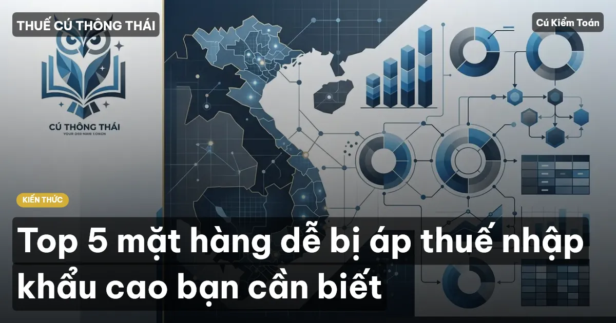 Top 5 mặt hàng dễ bị áp thuế nhập khẩu cao bạn cần biết