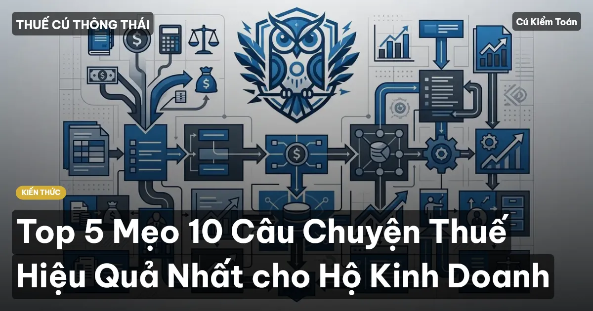 Top 5 Mẹo 10 Câu Chuyện Thuế Hiệu Quả Nhất cho Hộ Kinh Doanh