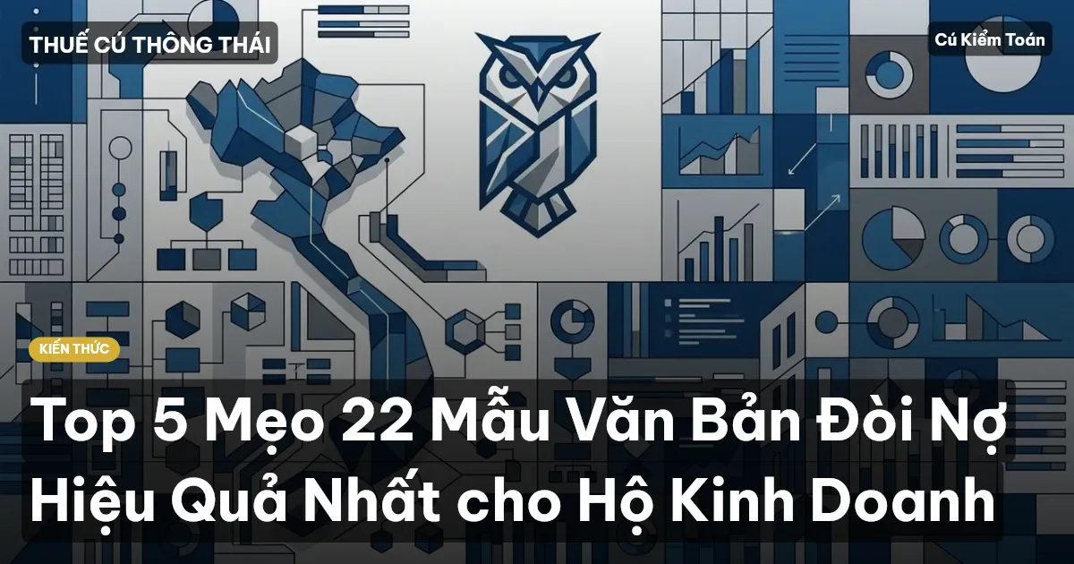 Top 5 Mẹo 22 Mẫu Văn Bản Đòi Nợ Hiệu Quả Nhất cho Hộ Kinh Doanh