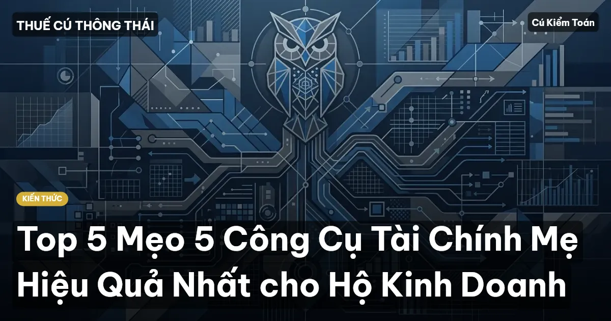 Top 5 Mẹo 5 Công Cụ Tài Chính Mẹ Hiệu Quả Nhất cho Hộ Kinh Doanh
