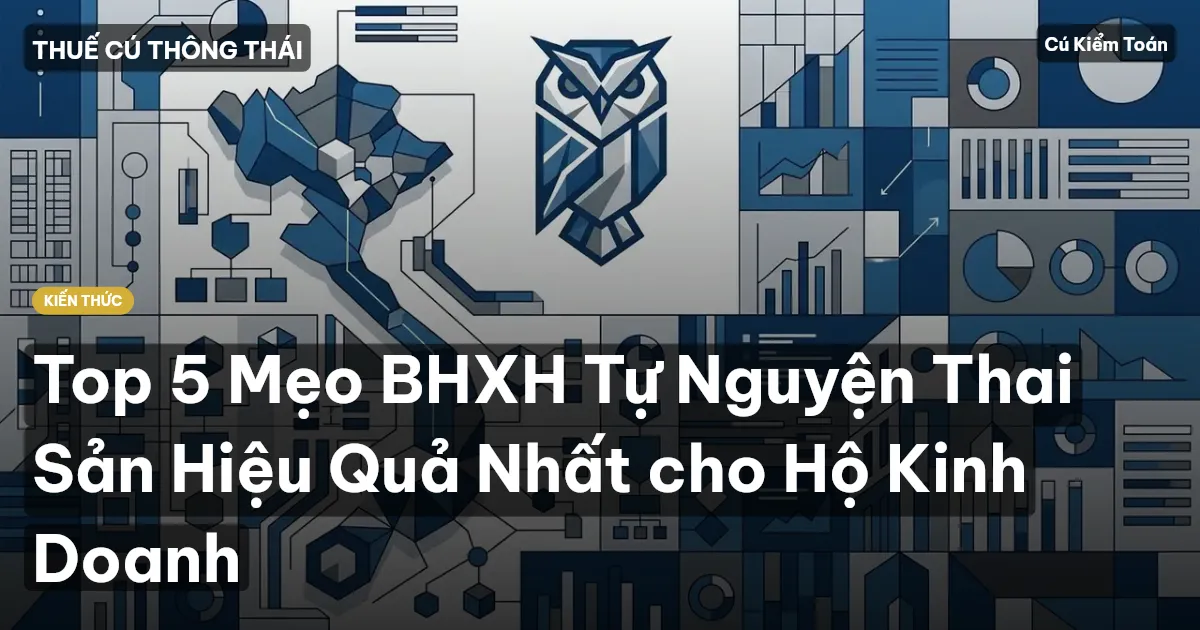 Top 5 Mẹo BHXH Tự Nguyện Thai Sản Hiệu Quả Nhất cho Hộ Kinh Doanh