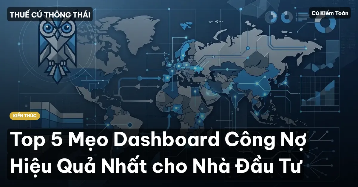 Top 5 Mẹo Dashboard Công Nợ Hiệu Quả Nhất cho Nhà Đầu Tư