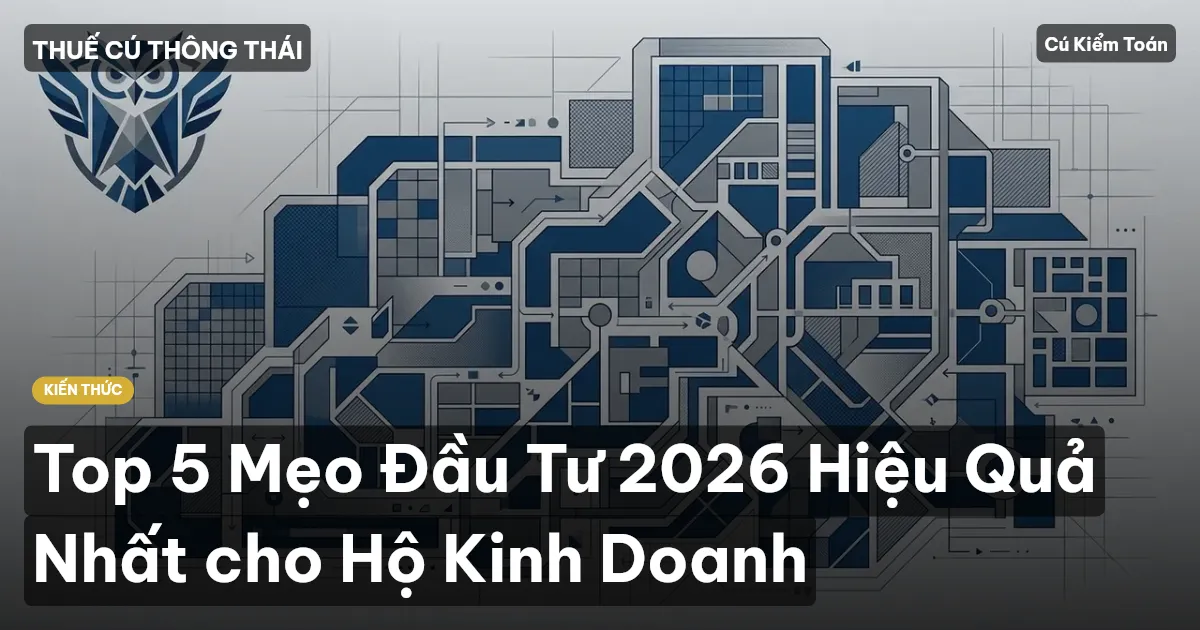 Top 5 Mẹo Đầu Tư 2026 Hiệu Quả Nhất cho Hộ Kinh Doanh