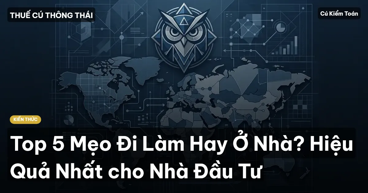 Top 5 Mẹo Đi Làm Hay Ở Nhà? Hiệu Quả Nhất cho Nhà Đầu Tư