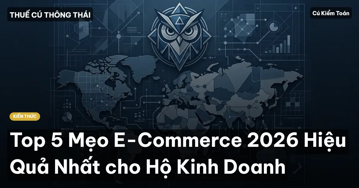 Top 5 Mẹo E-Commerce 2026 Hiệu Quả Nhất cho Hộ Kinh Doanh
