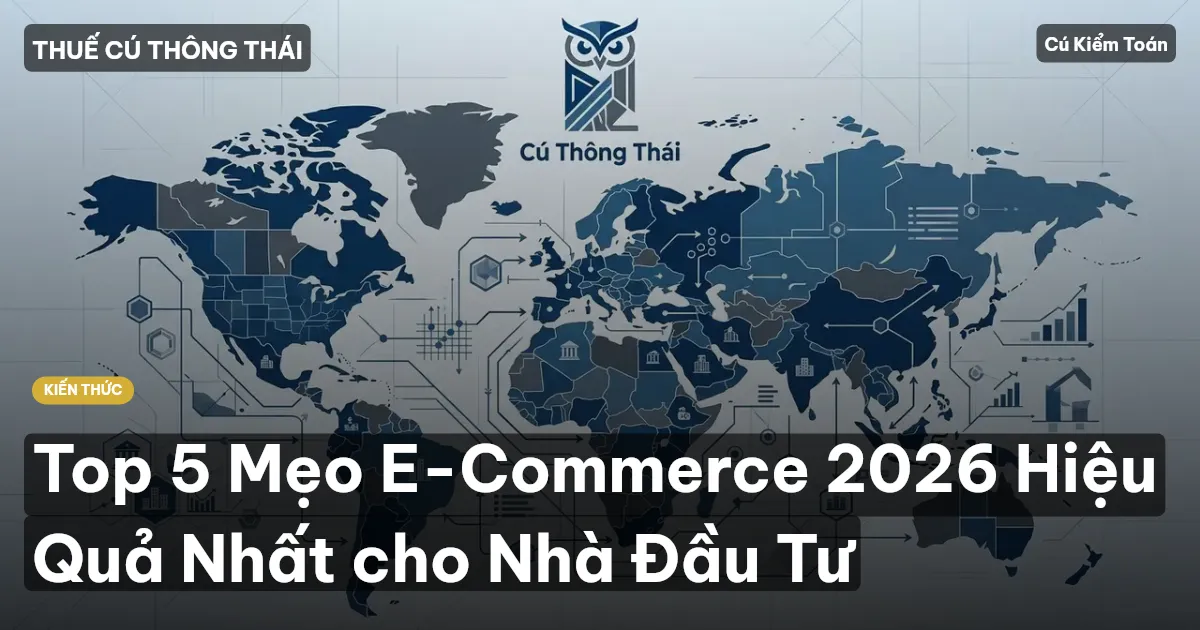 Top 5 Mẹo E-Commerce 2026 Hiệu Quả Nhất cho Nhà Đầu Tư