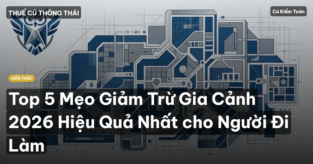 Top 5 Mẹo Giảm Trừ Gia Cảnh 2026 Hiệu Quả Nhất cho Người Đi Làm