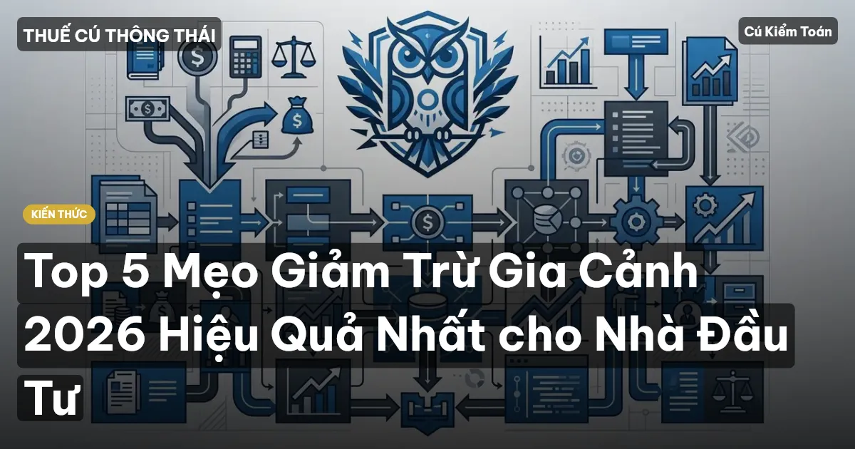 Top 5 Mẹo Giảm Trừ Gia Cảnh 2026 Hiệu Quả Nhất cho Nhà Đầu Tư