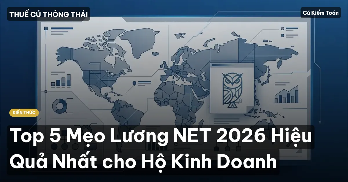 Top 5 Mẹo Lương NET 2026 Hiệu Quả Nhất cho Hộ Kinh Doanh