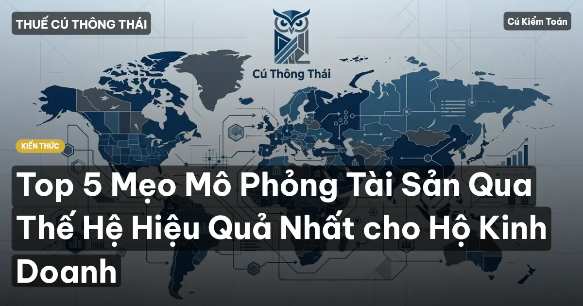 Top 5 Mẹo Mô Phỏng Tài Sản Qua Thế Hệ Hiệu Quả Nhất cho Hộ Kinh Doanh