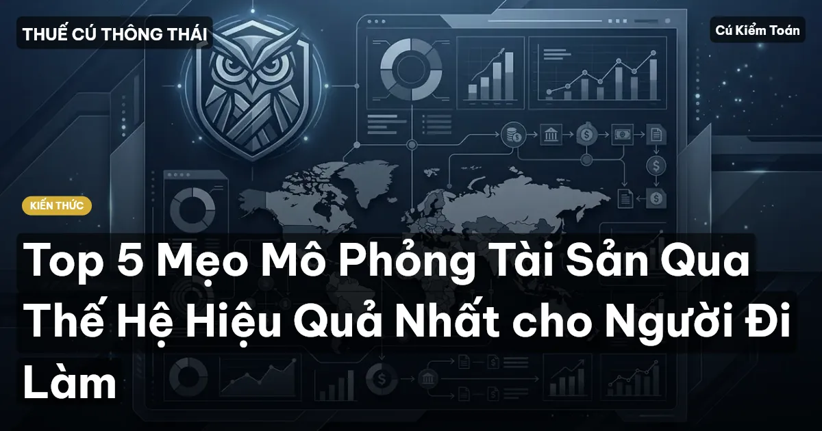 Top 5 Mẹo Mô Phỏng Tài Sản Qua Thế Hệ Hiệu Quả Nhất cho Người Đi Làm