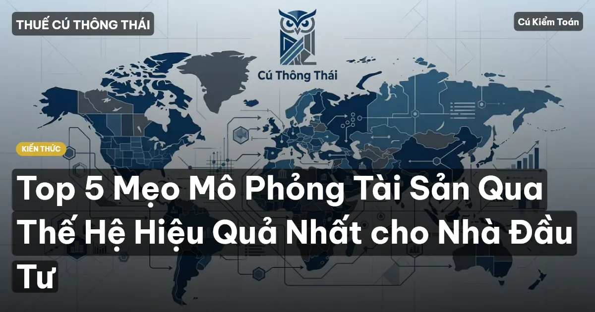 Top 5 Mẹo Mô Phỏng Tài Sản Qua Thế Hệ Hiệu Quả Nhất cho Nhà Đầu Tư