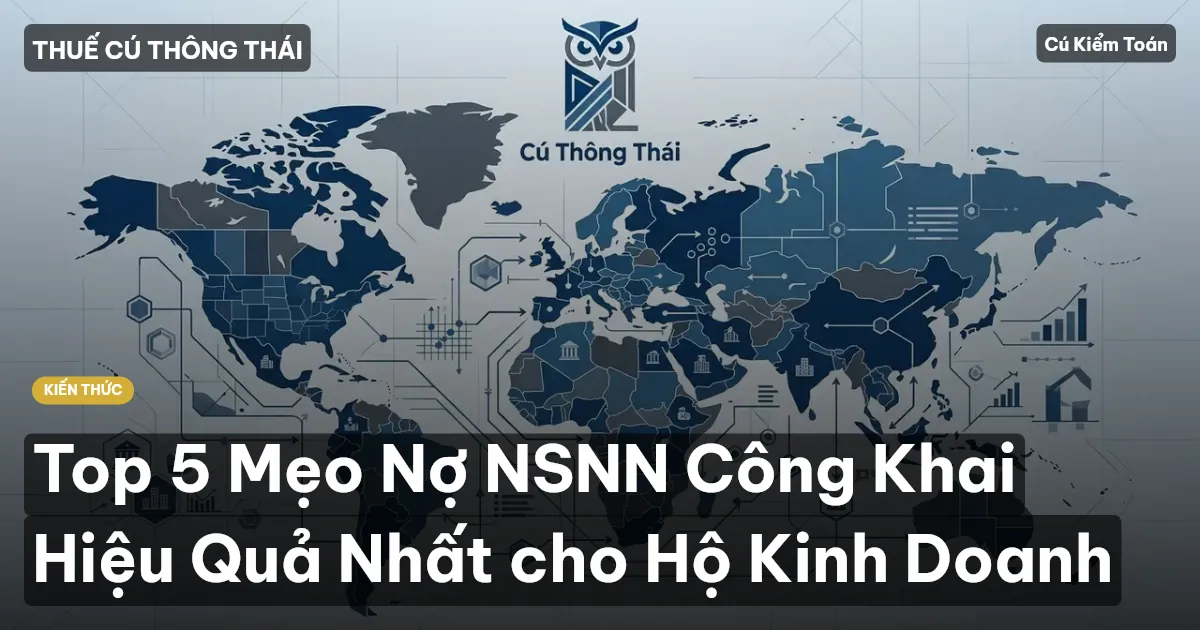 Top 5 Mẹo Nợ NSNN Công Khai Hiệu Quả Nhất cho Hộ Kinh Doanh