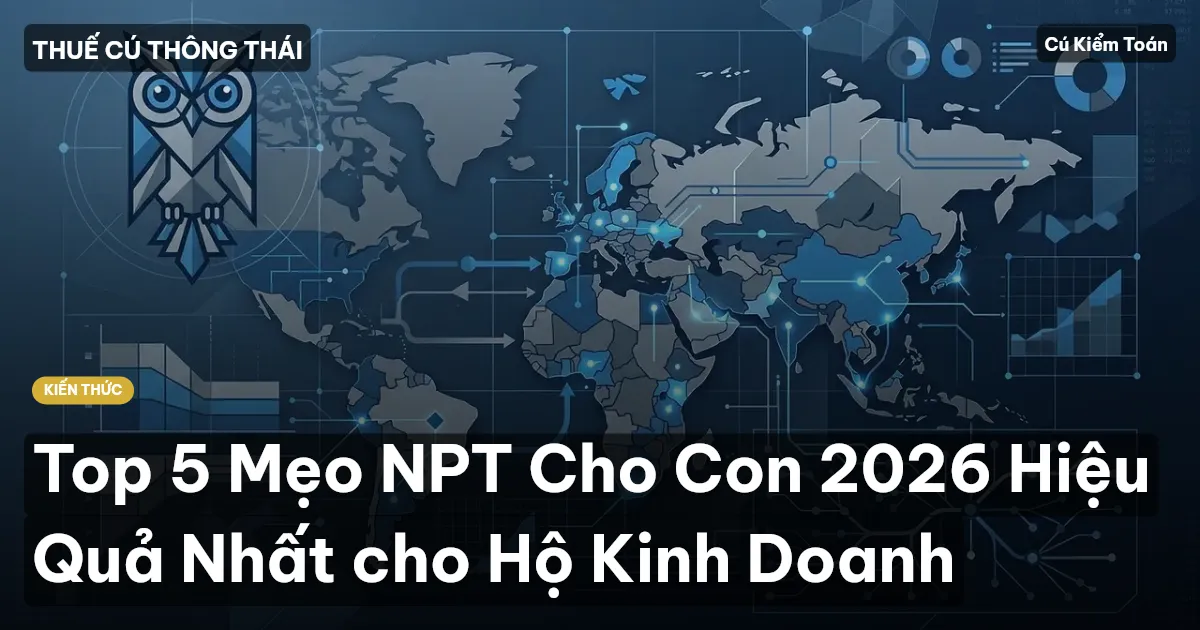 Top 5 Mẹo NPT Cho Con 2026 Hiệu Quả Nhất cho Hộ Kinh Doanh